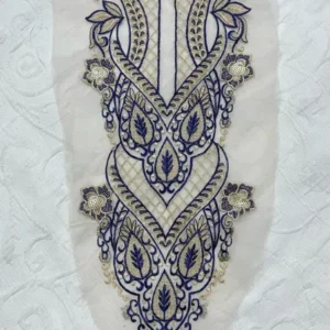 Sapphire Blue Defected Neckline