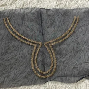 Ethnic Blue Neckline