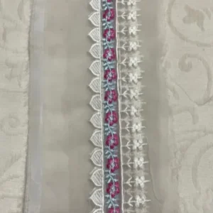 Sapphire White & Pink 34 inches Line