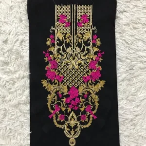 Sapphire Neckline Pink Flowers