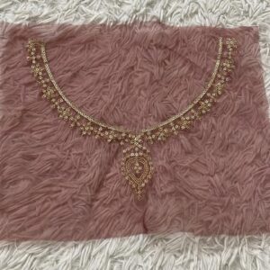 Ethnic Red Neckline