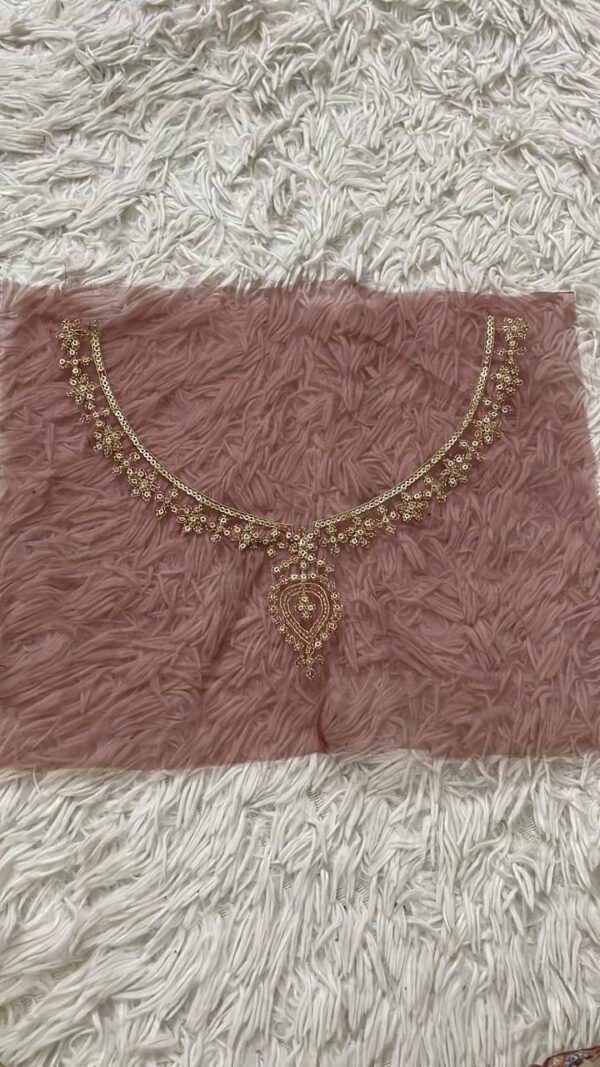 Ethnic Red Neckline